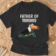 Herren Jungen Father Of Toucans Papaatertag Tukan T-Shirt Geschenke für alte Männer