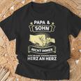 Herren Papa Sohn Familie T-Shirt Geschenke für alte Männer