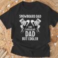 Herren Snowboard Dad Cooler Snowboard Spruchater Papa Snowboarder T-Shirt Geschenke für alte Männer