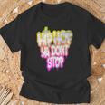 Hip Hop Ya Don't Stop Old School 80S 90S Graffiti T-Shirt Gifts for Old Men