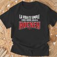 Hockey Entrenador Jugador Deporte Hockey Sobre Hielo Camiseta unisex Regalos para ancianos