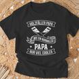 Holzfäller Papa Axt Spruch Säge Motorsäge Holzfäller T-Shirt Geschenke für alte Männer