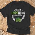 Hopfnung Nie Aufgeben Hoptimist Lustige Bier Spruch Geschenk T-Shirt Geschenke für alte Männer