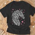 Horse Typography Word Art Girls Horseback Riding EquestrianT-Shirt Gifts for Old Men