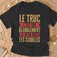 Humour Je M'en Bats Les Couilles T-Shirt Cadeaux pour les vieillards