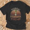 Hurra Der Lauch Wird 40 Fitness Asparagus 40Th Birthday T-Shirt Geschenke für alte Männer
