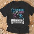 Husband And Wife Running Sweet Valentine’S Day T-Shirt Gifts for Old Men