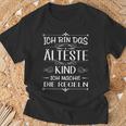 Ich Bin Das Älste Kind Ich Mache Die Regles I'm T-Shirt Geschenke für alte Männer