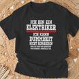 Ich Bin Ein Elektroriker Ich Kann Dummheit Nicht Reparieren T-Shirt Geschenke für alte Männer