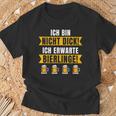 Ich Bin Nicht Dick Ich Erwartte Bierlings I'm Not Dick I T-Shirt Geschenke für alte Männer