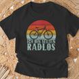 Ich Bin Selten Radlos Fahrrad German Langu T-Shirt Geschenke für alte Männer