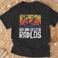 Ich Bin Selten Radlos Radloß Retro Bicycle Cycling T-Shirt Geschenke für alte Männer