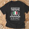 Ich Brauche Keine Therapie Ich Muss Nur Nach Bibione German Language T-Shirt Geschenke für alte Männer