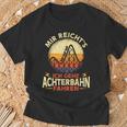 Ich Gehe Achterbahn Fahren Rollercoaster Amusement Park Black T-Shirt Geschenke für alte Männer