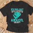 Ich Mag Halt Einfach Axolotl T-Shirt Geschenke für alte Männer