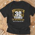 Ich Überlebte 30 Jahre Marriage Zum 30Th Wedding Anniversary T-Shirt Geschenke für alte Männer