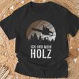 Ich und Mein Holz T-Shirt für Holzfäller, Förster & Chainsaw Fans Geschenke für alte Männer