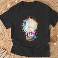 Idea Explosion Creative Genius Light Bulb Women T-Shirt Gifts for Old Men