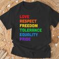 Igualdad Orgullo Gay Orgullo Lgbtq Igualdad Camiseta unisex Regalos para ancianos
