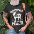 I'm Into Fitness Deer Freezer Dad Hunter Deer Hunting T-Shirt Gifts for Old Men
