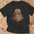 I'm Not Bigfoot Bigfoot Disguise Trucker Hat Sasquatch T-Shirt Gifts for Old Men