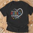 I'm A Proud Cousin Love Heart Autism Awareness Puzzle T-Shirt Gifts for Old Men