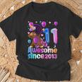 Impresionante Cumpleaños Unicornio Dabbing 11 Años Niña 11 Camiseta unisex Regalos para ancianos