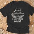 Italienischer Papa Manutentoreatertag Geschenk Italiener T-Shirt Geschenke für alte Männer