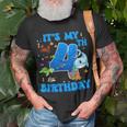 It's My 4Th Birthday Party Ocean 4 Years Old Sea Fish B-Day T-Shirt Gifts for Old Men