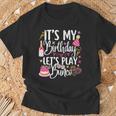 It's My Birthday Let's Play Bunco Player Party Dice Game T-Shirt Gifts for Old Men