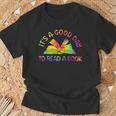 It’S A Good Day To Read A Book Lovers Library Reading Tiedye T-Shirt Gifts for Old Men