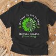 Its Okay To Not Be Okay Mental Health Awareness Green Ribbon T-Shirt Gifts for Old Men