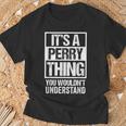 It's A Perry Thing You Wouldn't Understand Family Name T-Shirt Gifts for Old Men
