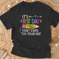 Its Test Day Y'all Dont Stress Do Your Best Testing Day 2024 T-Shirt Gifts for Old Men