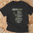 Jäger Unser Jägerunser Hunting T-Shirt Geschenke für alte Männer