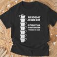 Je Peux Pas Je Suis En Pause Café Idee Cadeau Travail Humour T-Shirt Cadeaux pour les vieillards