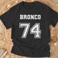 Jersey Style Bronco 74 1974 Old School Suv 4X4 Offroad Truck T-Shirt Gifts for Old Men