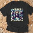 Jesus Is Rizzen T-Shirt Gifts for Old Men