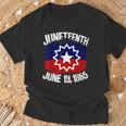 Junenth Flag June 19Th 1865 Junenth Black Freedom Day T-Shirt Gifts for Old Men