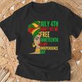 Junenth Is My Independence Day Black History Civil Rights T-Shirt Gifts for Old Men