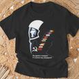 Juri Gagarinintage Sputnik Ussr Soviet Union Propaganda T-Shirt Geschenke für alte Männer