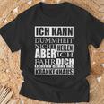 Kann Dummheit Nicht Heilen Cannot Be Healing T-Shirt Geschenke für alte Männer