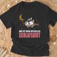 Katze Schlafanzug Das Ist Mein Offizielles Schlaf T-Shirt Geschenke für alte Männer