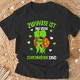 Kinder-T-Shirt Zuhause Ist Wo Meine Schildkröten Sind mit Turtle-Design Geschenke für alte Männer