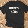 Kniffelkönig For Dice Player Zum Triffel Spiel King T-Shirt Geschenke für alte Männer