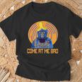 Komm Zu Mir Bro Gorilla Monke Tag Gorilla Vr Gamer Black T-Shirt Geschenke für alte Männer