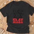 Krav Maga Israeli Combat System Gray T-Shirt Geschenke für alte Männer