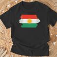 Kurdistan Flag Chest Kurdish Kurd T-Shirt Geschenke für alte Männer