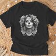 La Catrina Eleganz Elegante Sugar Skull Dame T-Shirt Geschenke für alte Männer