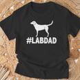 Lab Dad Dog Dad Labrador Dad T-Shirt Gifts for Old Men
